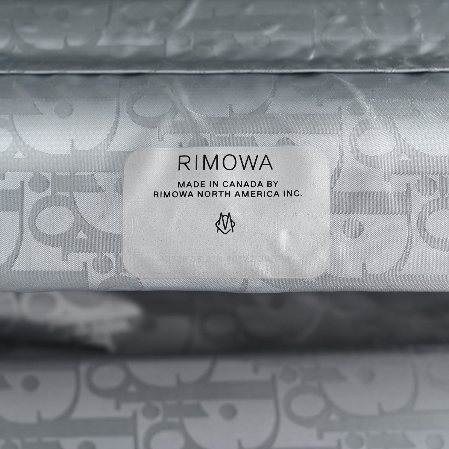Christian Dior X RIMOWA Aluminum Gradient Cabin Luggage Blue Multi 6 of 12