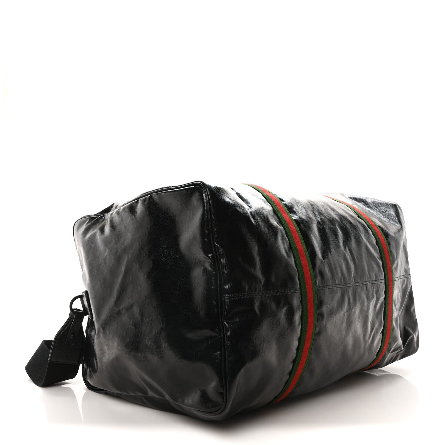 Crystal Monogram Web Large Duffle Bag Black