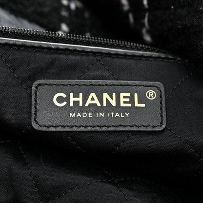 Chanel Wool Tweed Quilted Chanel 22 Black Multicolor 7 of 11