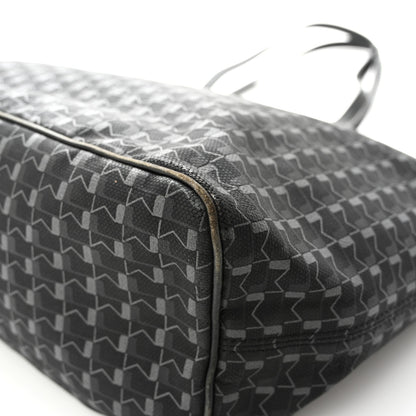 Moynat Calfskin Canvas 1920 M Monogram MM Tote  Black 10 of 15