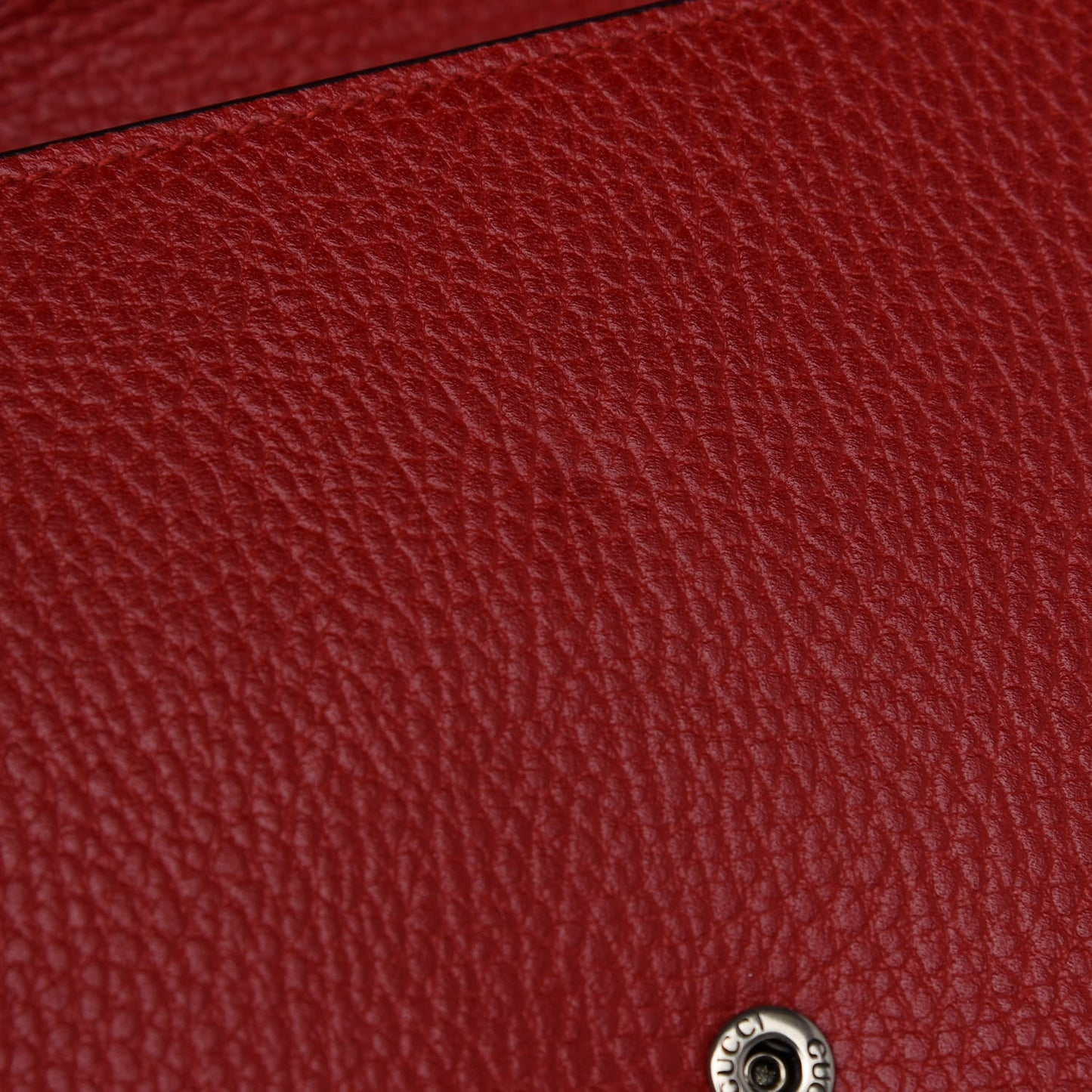 Calfskin Mini Dionysus Chain Wallet Hibiscus Red