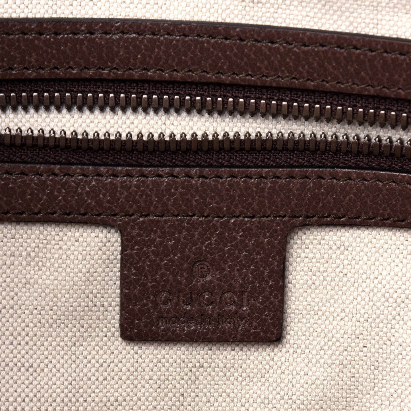 GG Supreme Monogram Web Small Ophidia Half Moon Hobo Brown