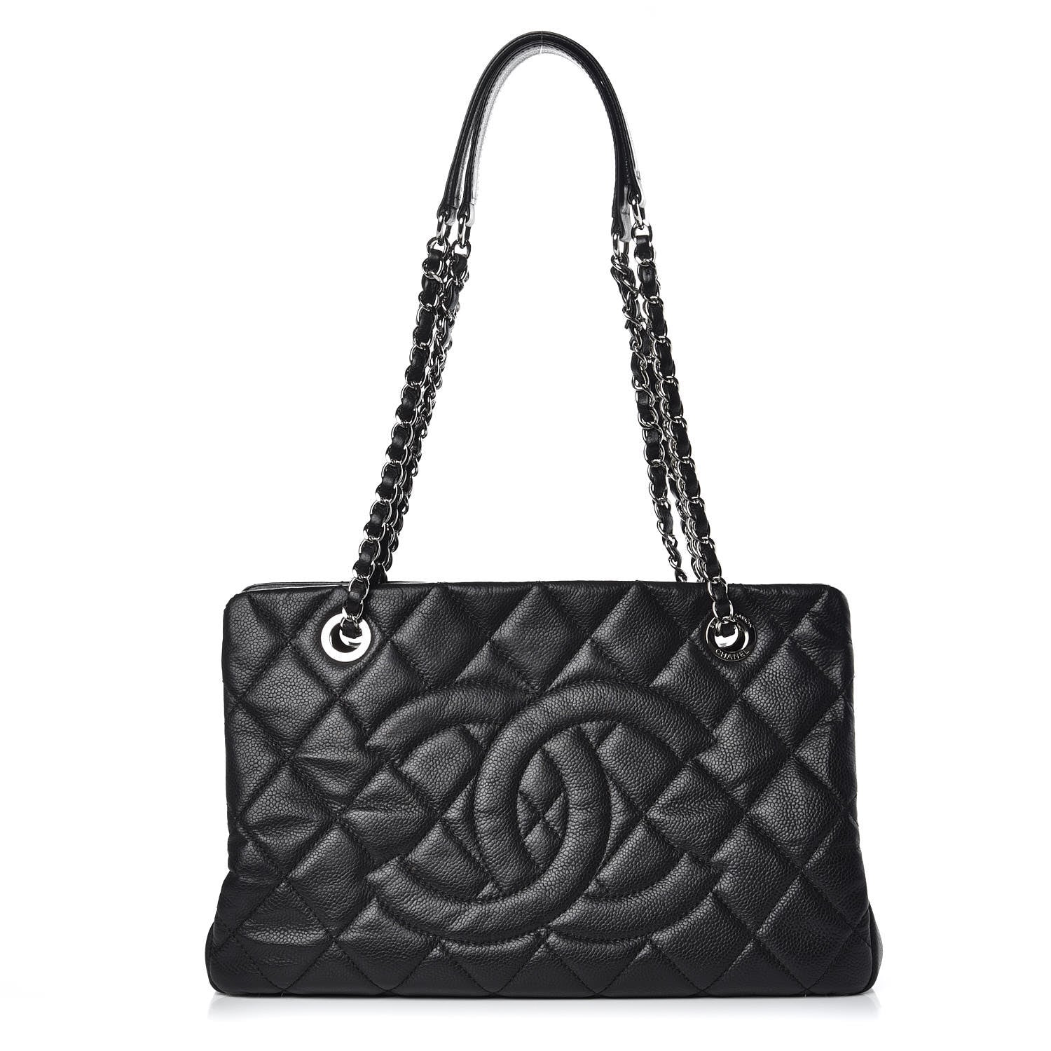 Chanel Caviar Quilted Timeless CC Tote Black 1 of 14