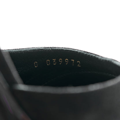 Chanel Patent Suede CC Platform Pumps 39.5 Black 8 of 10
