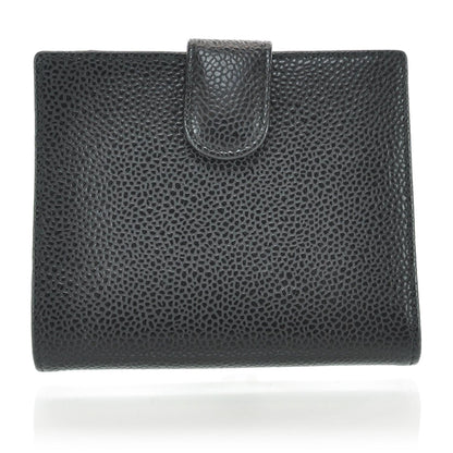 Chanel Caviar Compact CC Bi-Fold Wallet Black 3 of 9