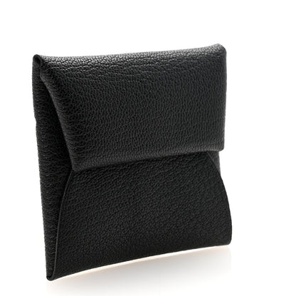 Hermes Chevre Mysore Bastia Coin Purse Black 3 of 6