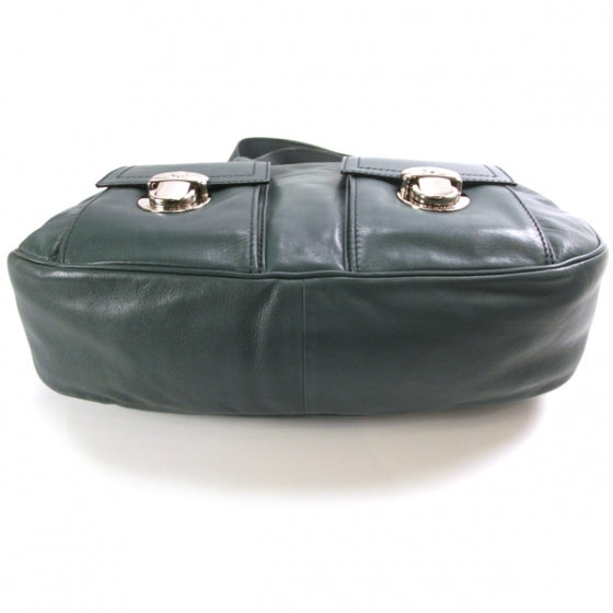 Marc Jacobs Leather Stella Dark Green 4 of 9