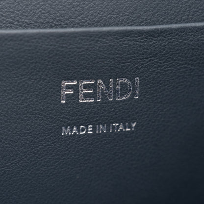 Fendi Sequin Paillettes Vitello Grace Striped Mini Baguette Dark Blue Lunai 5 of 10