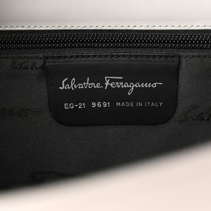 Salvatore Ferragamo Fabric Gancini Shoulder Bag Grey 6 of 13