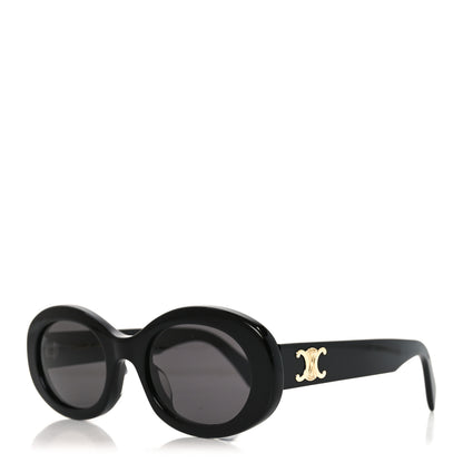 Celine Acetate Triomphe 01 Sunglasses CL 40194U Black 1 of 7