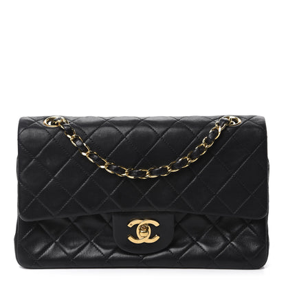 Chanel Lambskin Quilted Small Double Flap Black 1 of 14