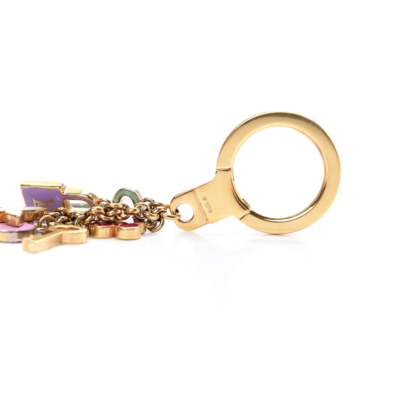 Enamel Pretty Charms Key Ring Holder