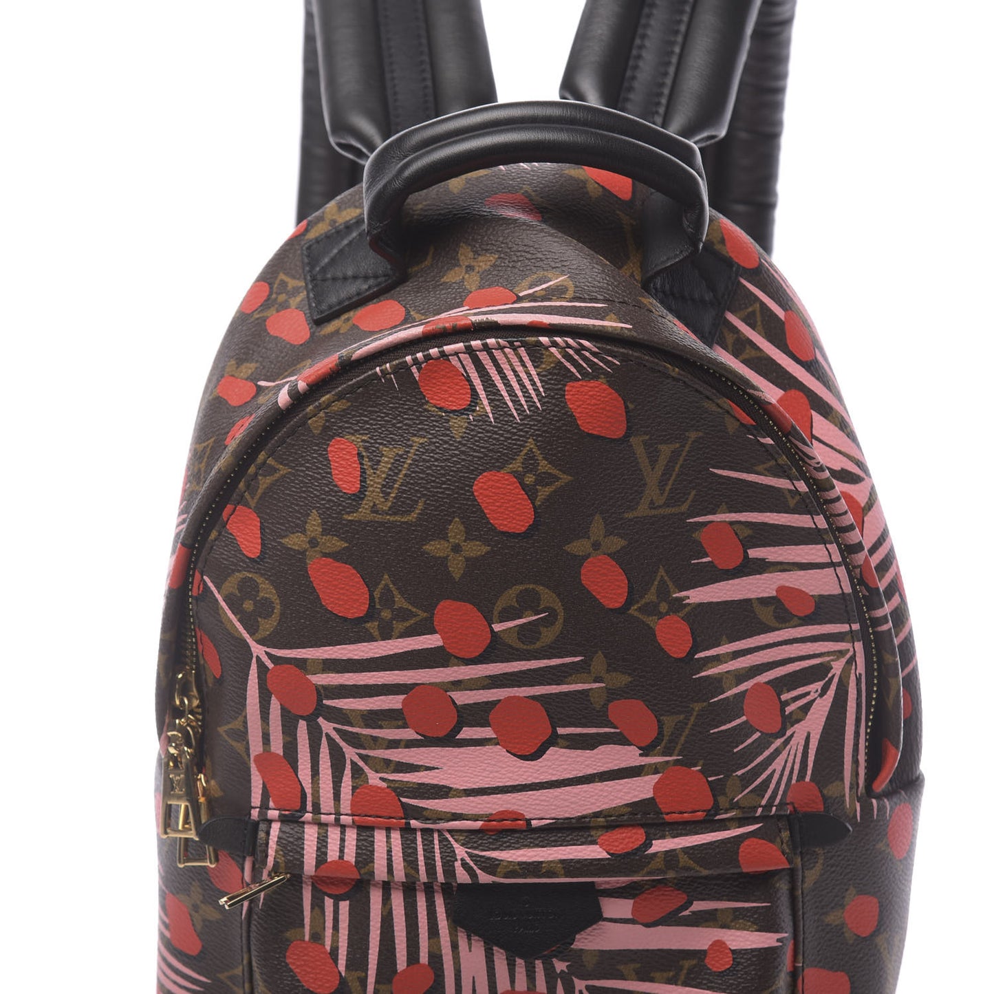 Monogram Jungle Dots Palm Springs Backpack PM Sugar Pink Poppy