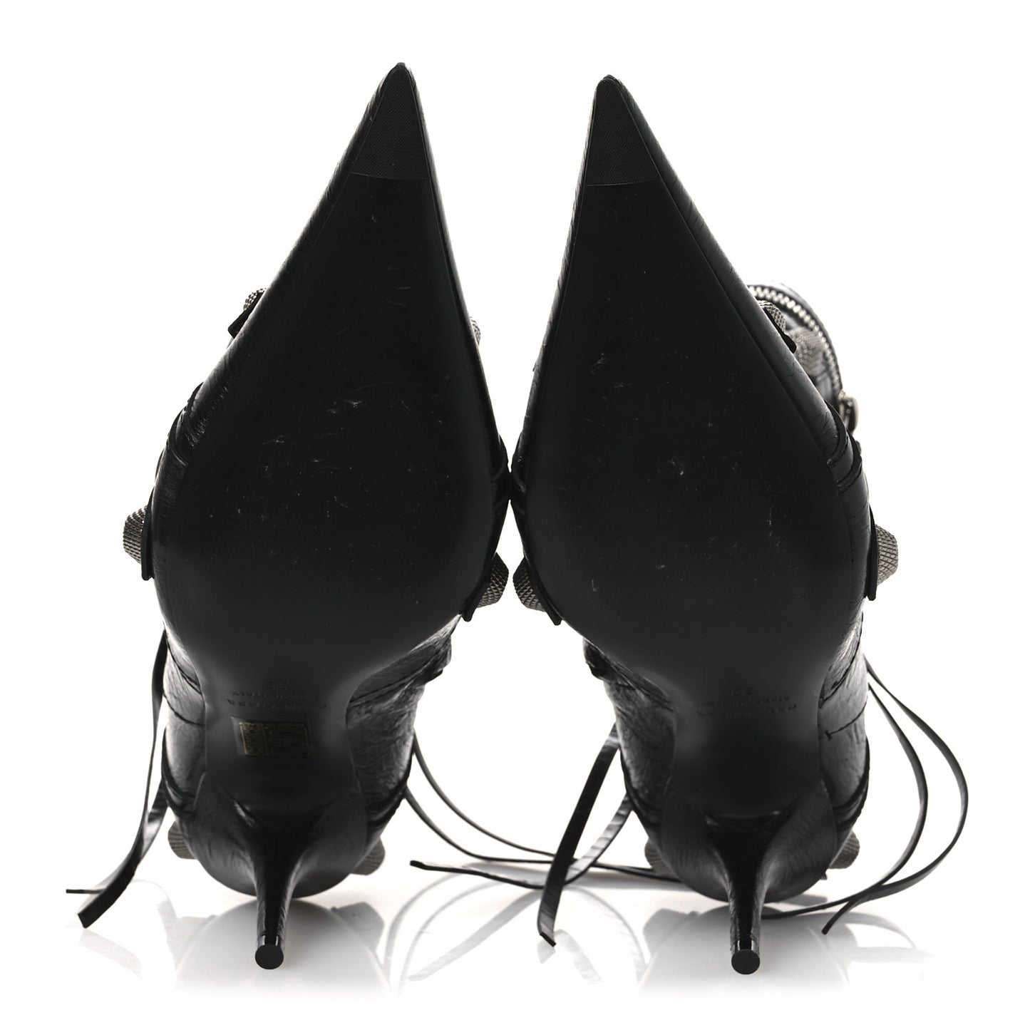 Agneau Arena Cagole 90mm Ankle Boots 39 Black