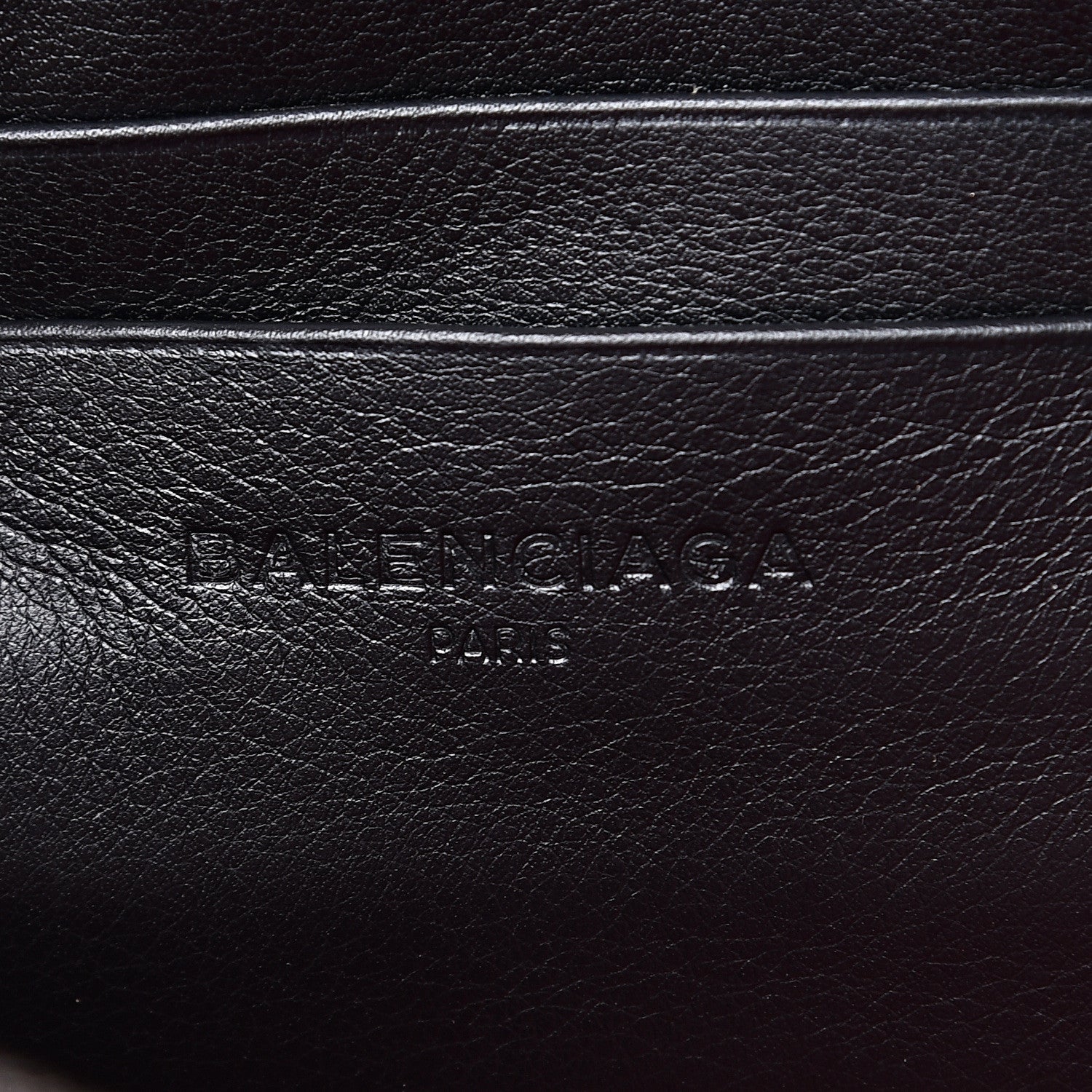 Balenciaga Calfskin M Triangle Pouch Black 5 of 10