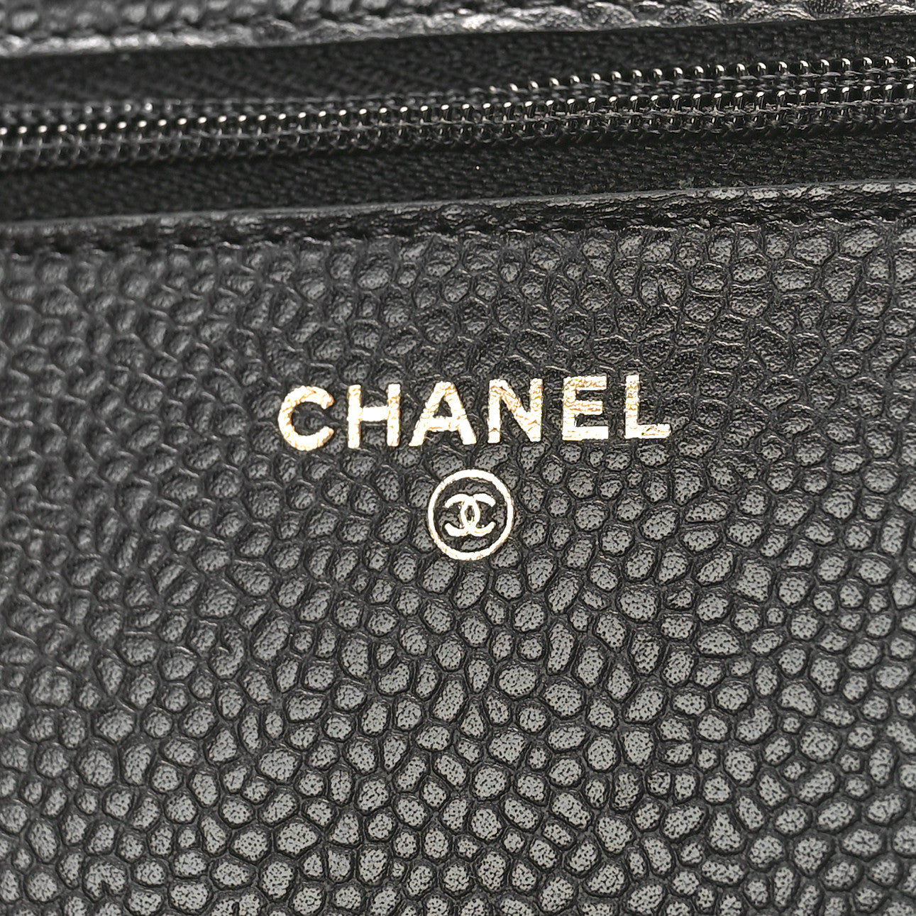 Chanel Caviar Quilted Wallet on Chain WOC Black 6 of 10
