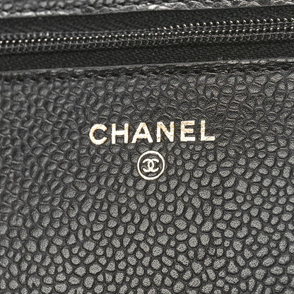Chanel Caviar Quilted Wallet on Chain WOC Black 6 of 10
