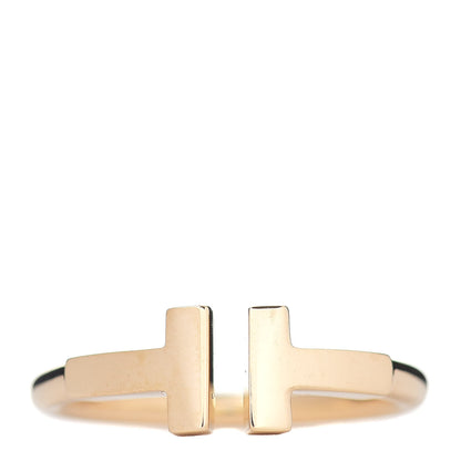 Tiffany 18K Yellow Gold T Wire Ring 47 4 1 of 5