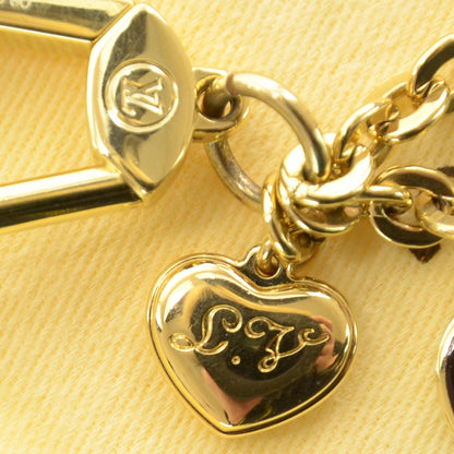 Louis Vuitton Rayures Coeur Bag Charm Key Holder Amarante 4 of 6