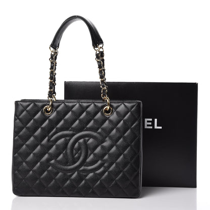 Chanel Caviar Quilted Grand Shopping Tote GST Black 11 of 11