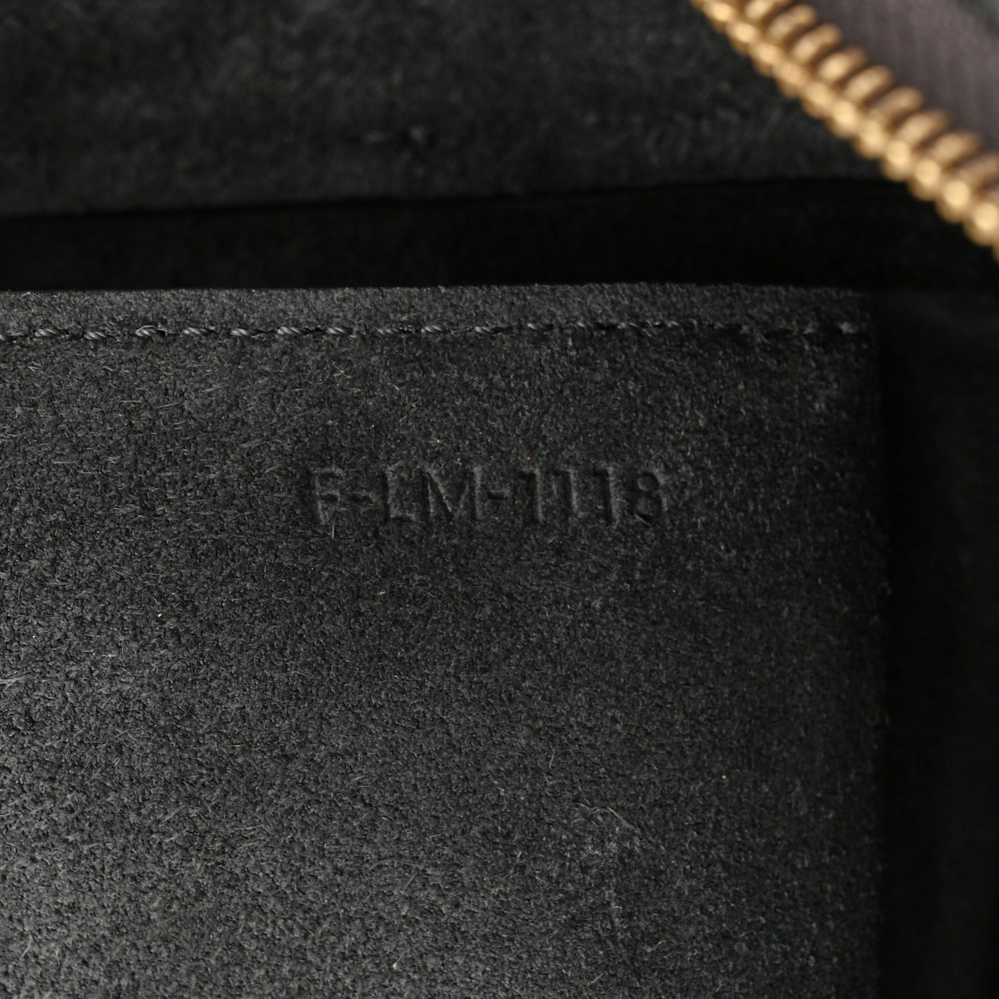 Grained Calfskin Micro Belt Bag Grey