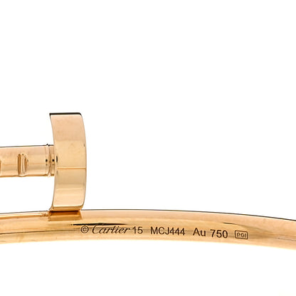 Cartier 18K Yellow Gold Small Juste Un Clou Bracelet 15 3 of 4
