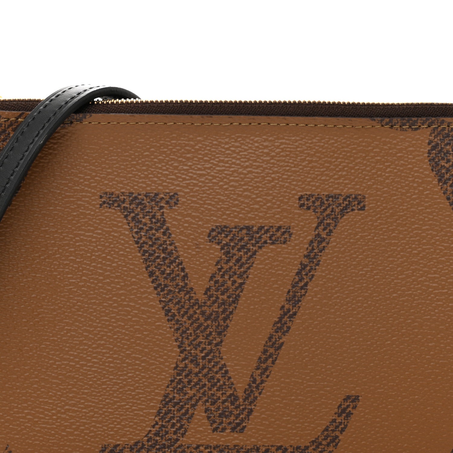 Louis Vuitton Reverse Monogram Giant Double Zip Pochette 8 of 11