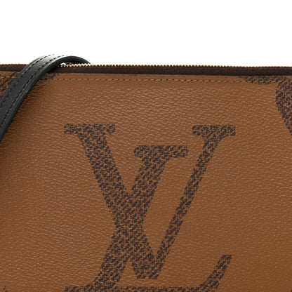 Louis Vuitton Reverse Monogram Giant Double Zip Pochette 8 of 11