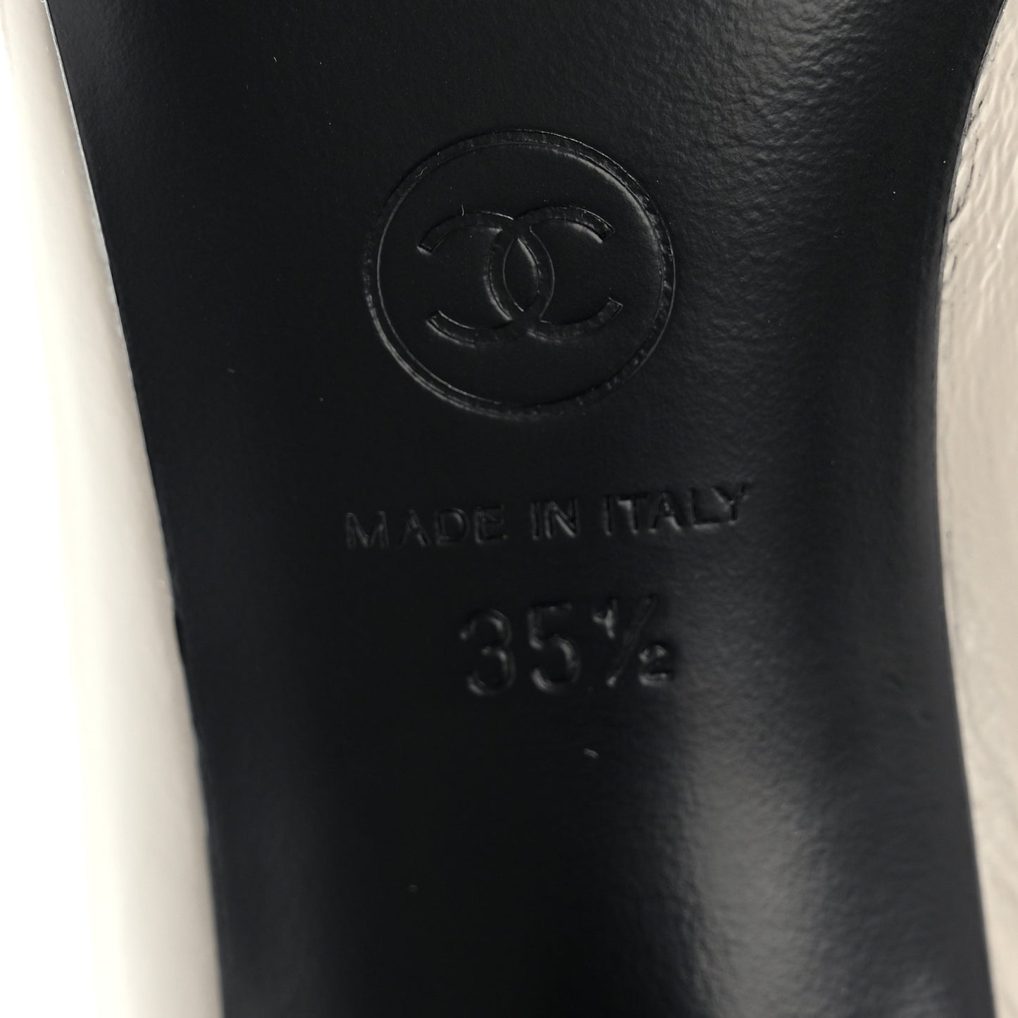 Shiny Goatskin Cap Toe Mary Jane Pumps 35.5 Grey Dark Grey