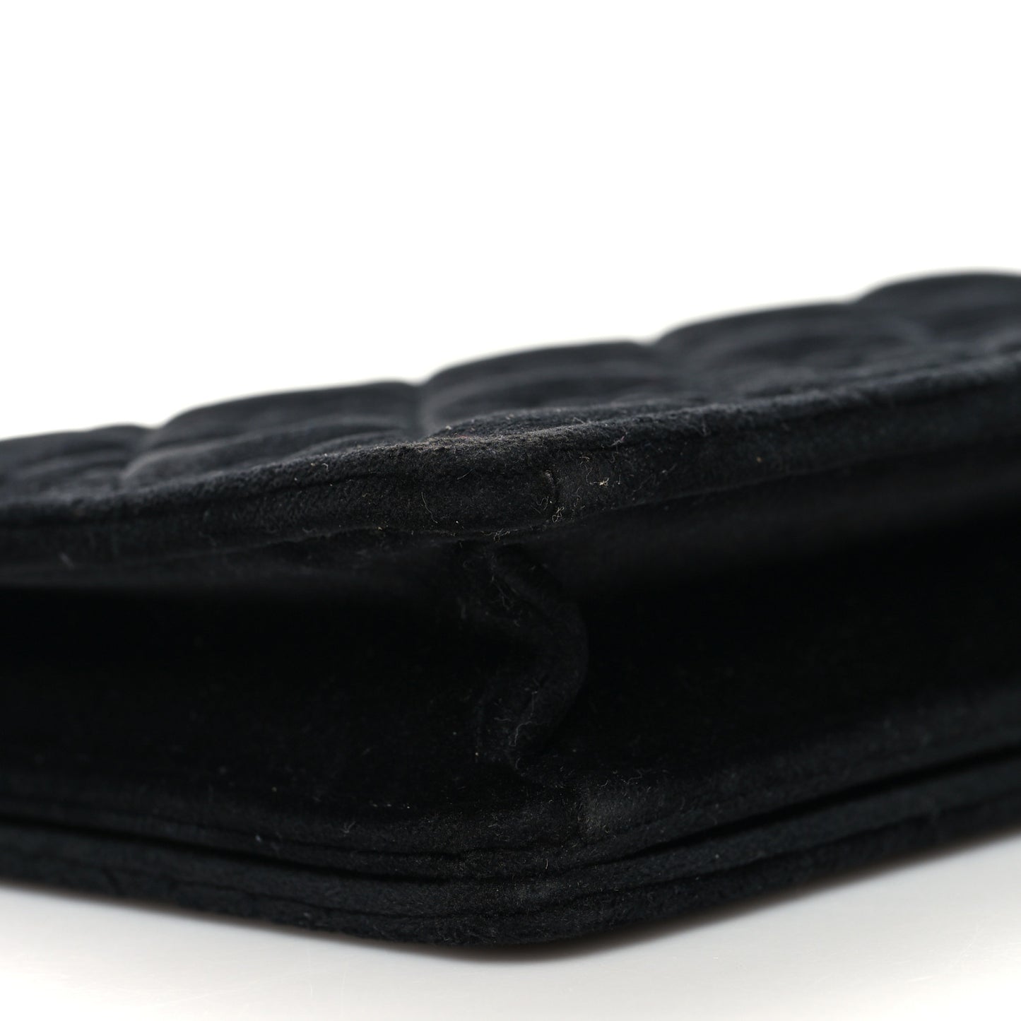 Velvet Cannage Lady Dior Convertible Clutch Black