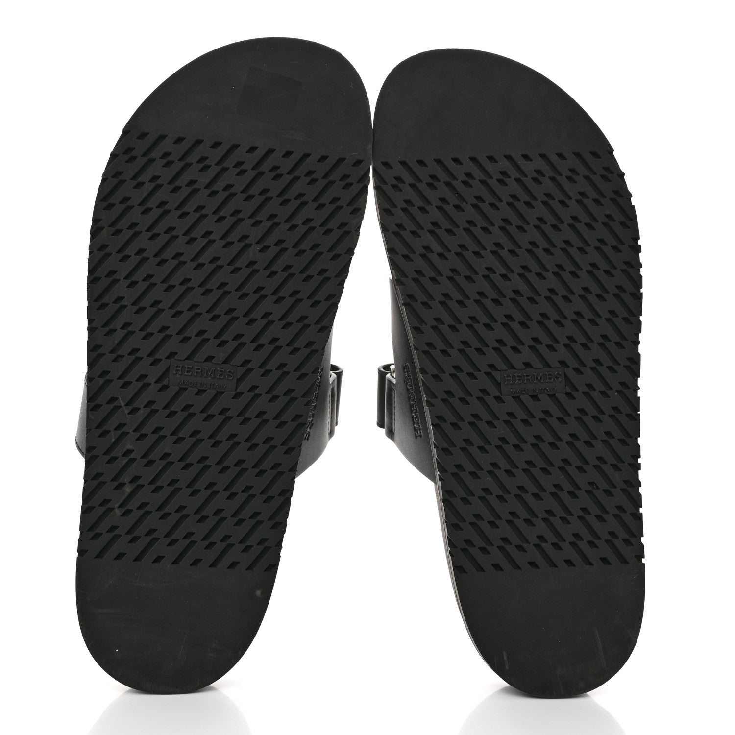Hermes Calfskin Womens Chypre Sandals 41 Black 5 of 8