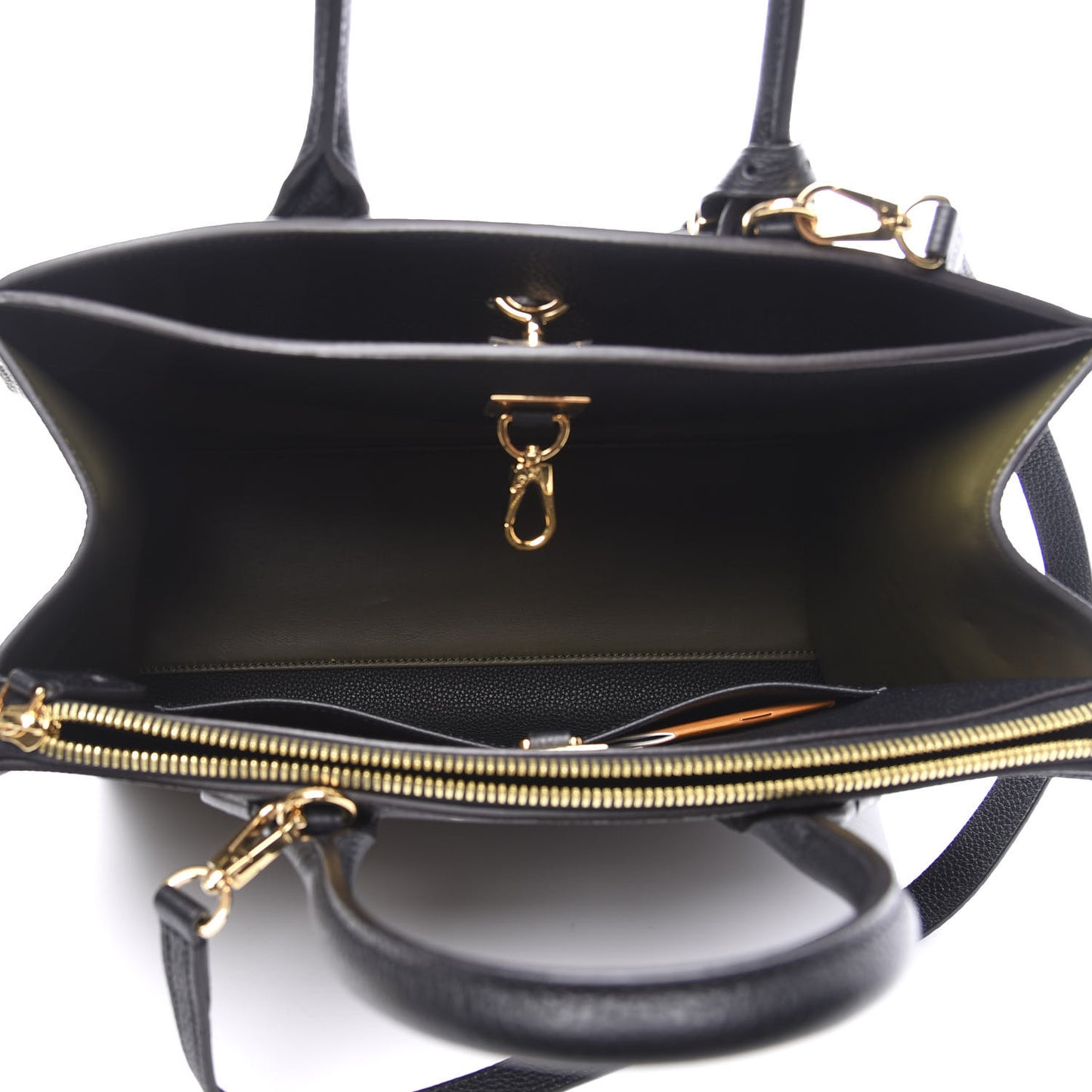 Calfskin City Steamer MM Kaki Black