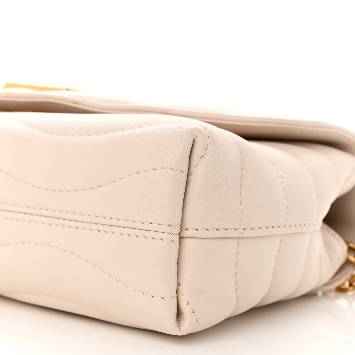 Louis Vuitton Calfskin LV New Wave Chain Bag Ivory 9 of 9