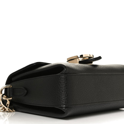 Gucci Dollar Calfskin Interlocking G Crossbody Bag Black 10 of 11