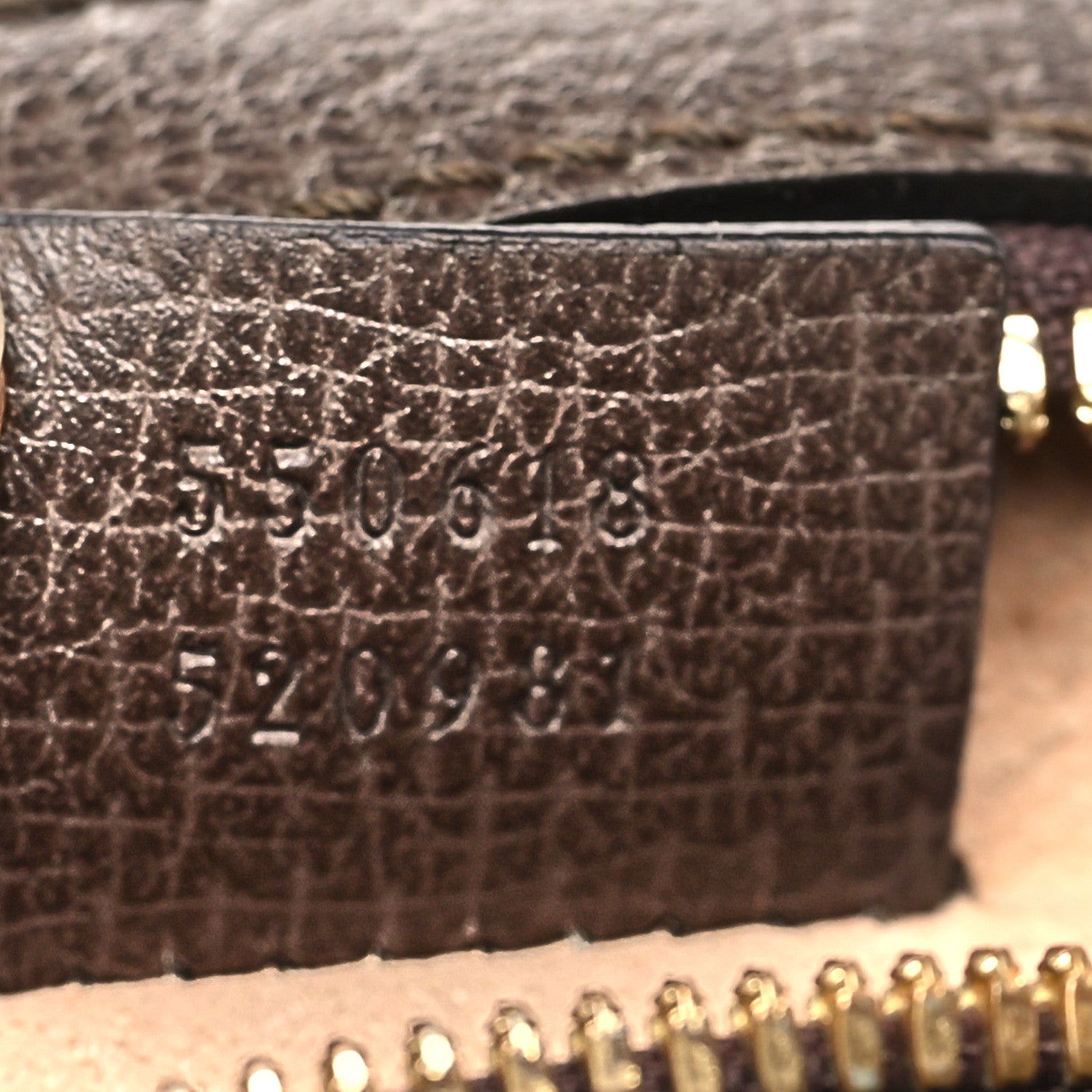 Gucci GG Supreme Monogram Web Mini Ophidia Round Shoulder Bag Brown 7 of 10