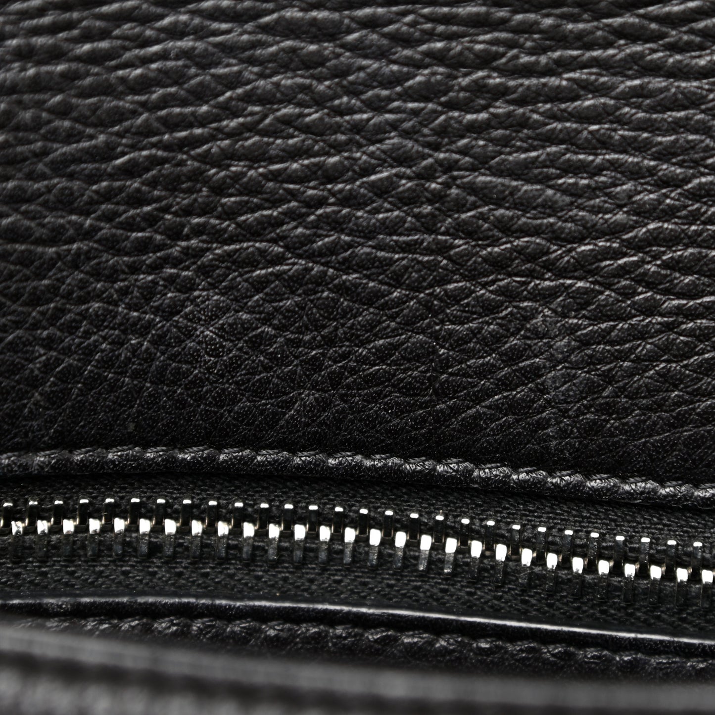 Pebbled Calfskin Small Pandora Pure Flap Bag Dark Brown