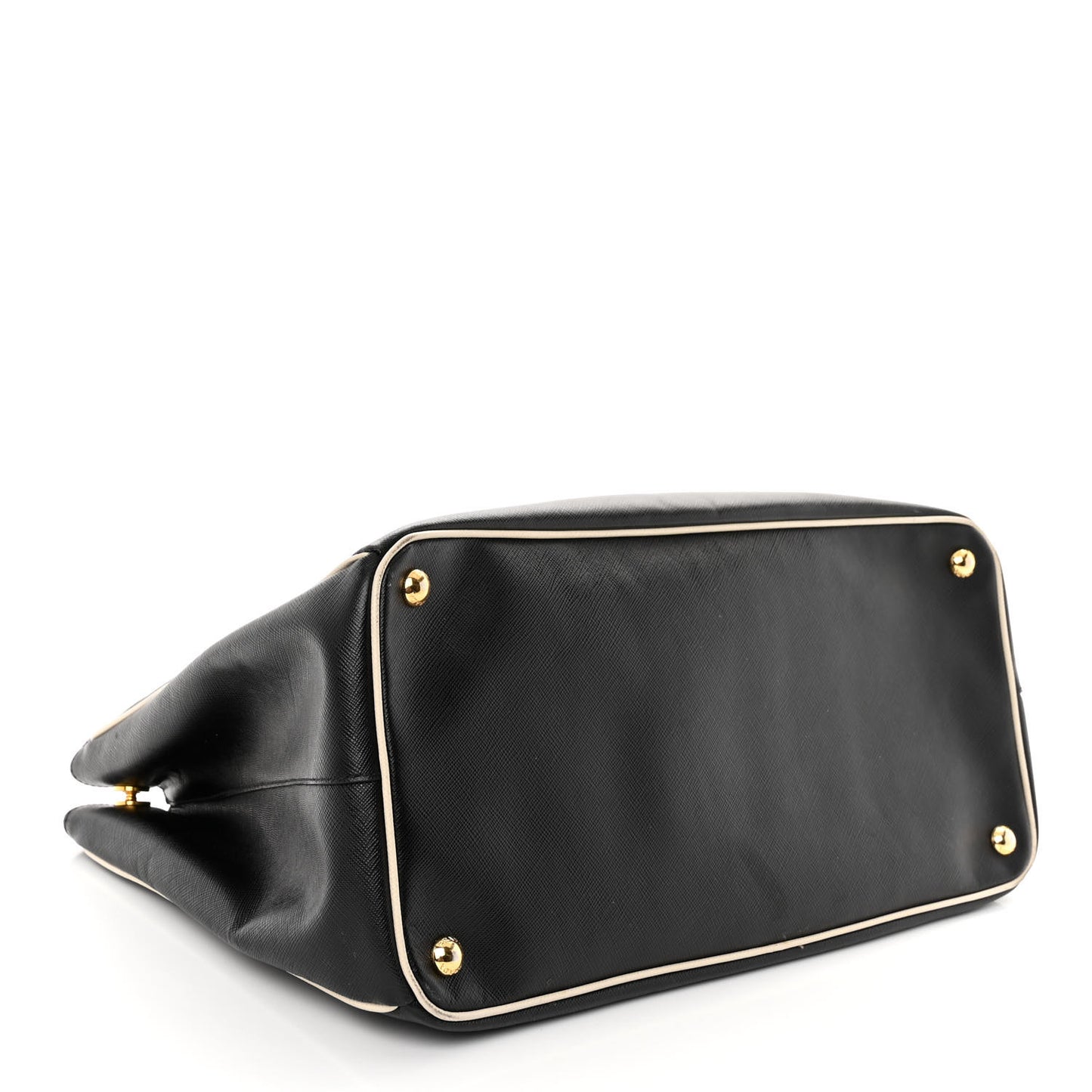 Saffiano Lux Large Tote Black Talco