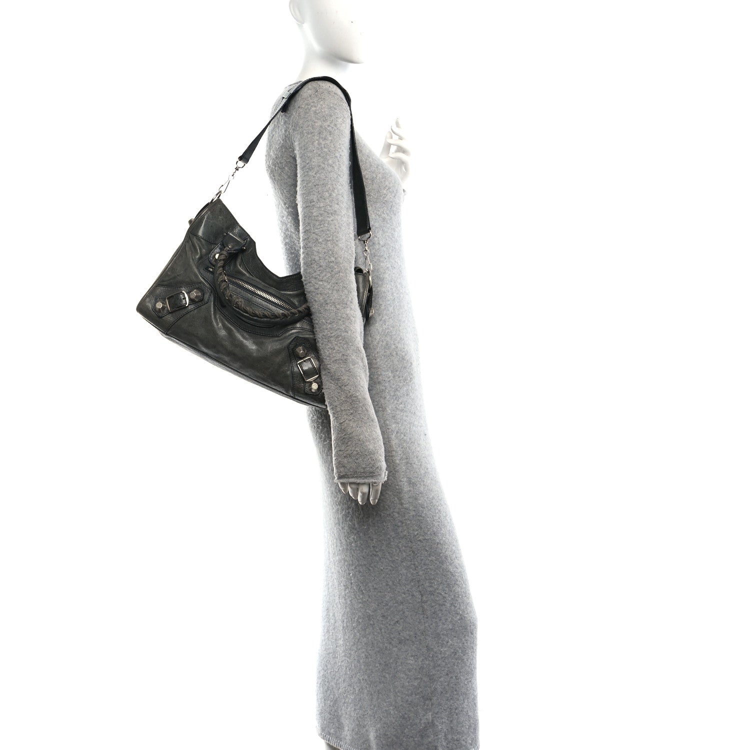 Balenciaga Agneau Giant 21 Silver Hardware City Ardoise 2 of 10