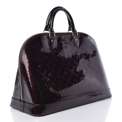 Louis Vuitton Vernis Alma GM Amarante 3 of 15