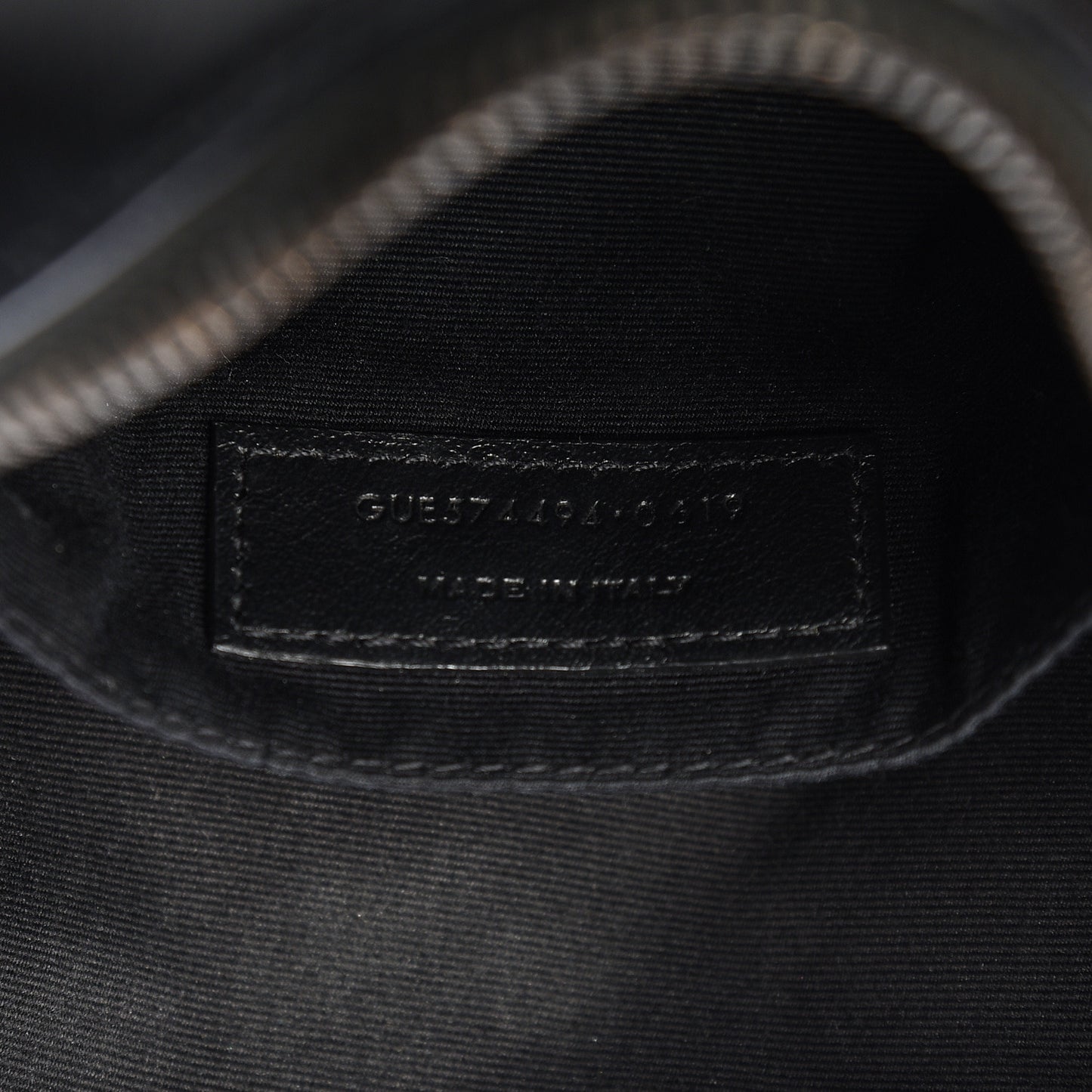 Calfskin Matelasse Monogram Lou Camera Bag Black