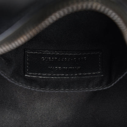 Saint Laurent Calfskin Matelasse Monogram Lou Camera Bag Black 7 of 12