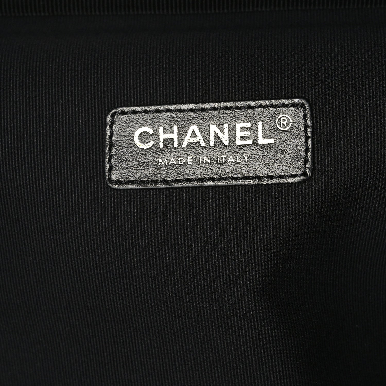 Chanel Nylon Grosgrain Large Lifestyle Travel Black 6 of 9