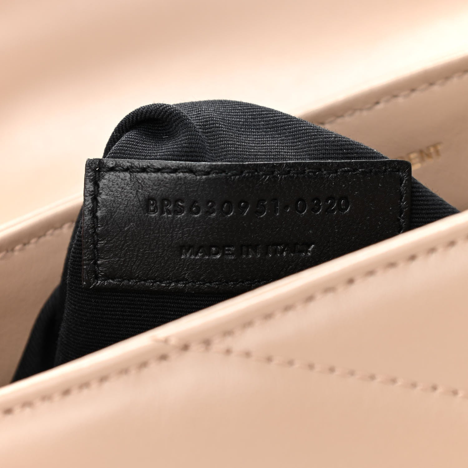 Saint Laurent Calfskin Y Quilted Monogram Toy Loulou Crossbody Bag Dark Beige 8 of 12
