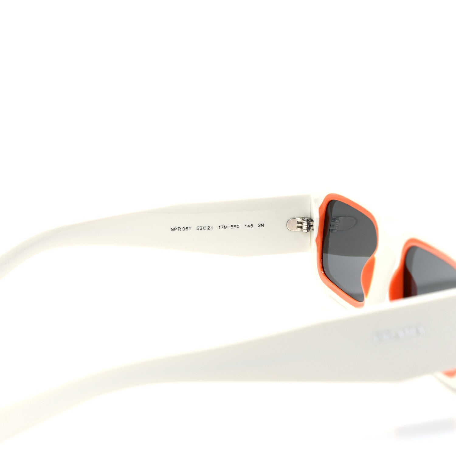 Prada Acetate Symbole Sunglasses SPR 06Y White 6 of 7