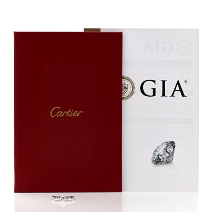 Cartier Platinum Diamond .26ct Etincelle De Cartier Solitaire Engagement Ring 46 3.75 6 of 6