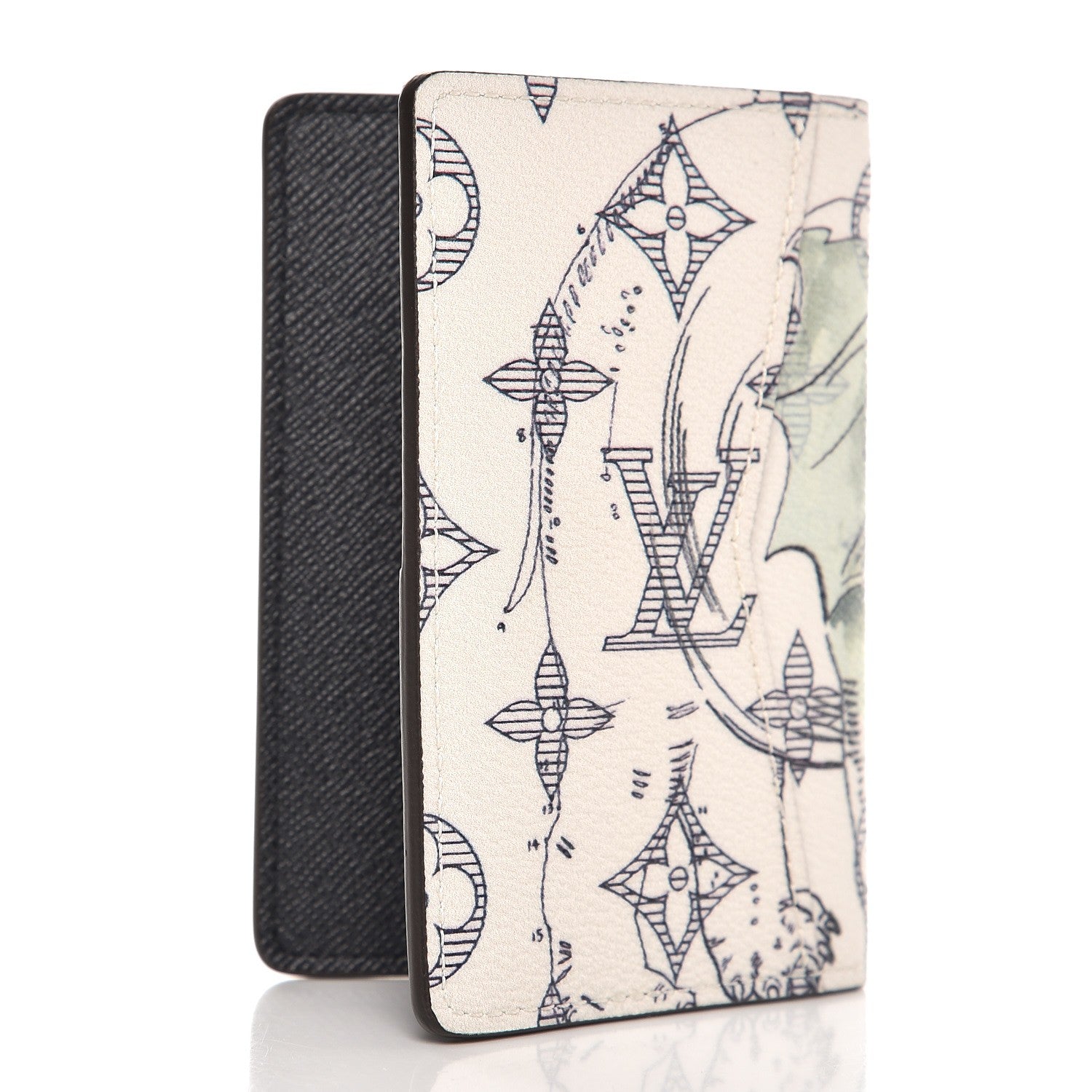 Louis Vuitton Savane Monogram Chapman Pocket Organizer White 3 of 7
