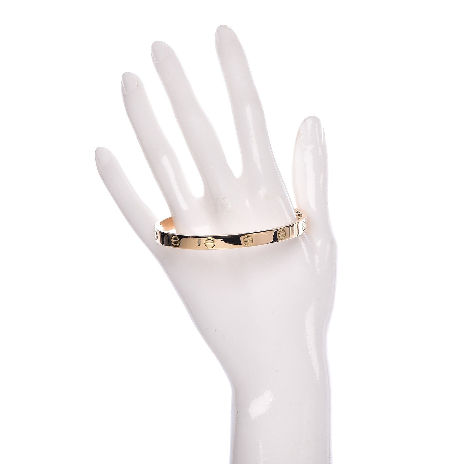 Cartier 18K Yellow Gold LOVE Bracelet 19 2 of 5