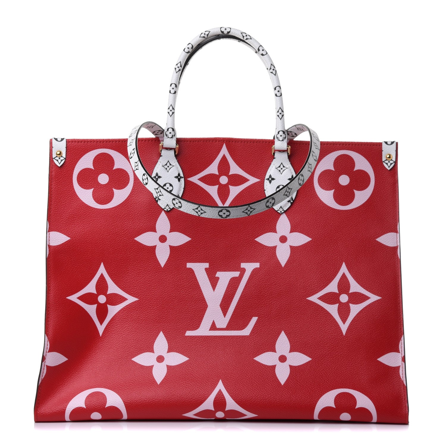 Louis Vuitton Monogram Giant Onthego GM Rouge Rose 1 of 4