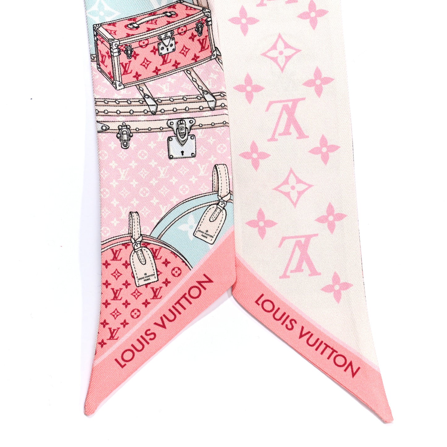 Silk Monogram Let's Go BB Bandeau Pink