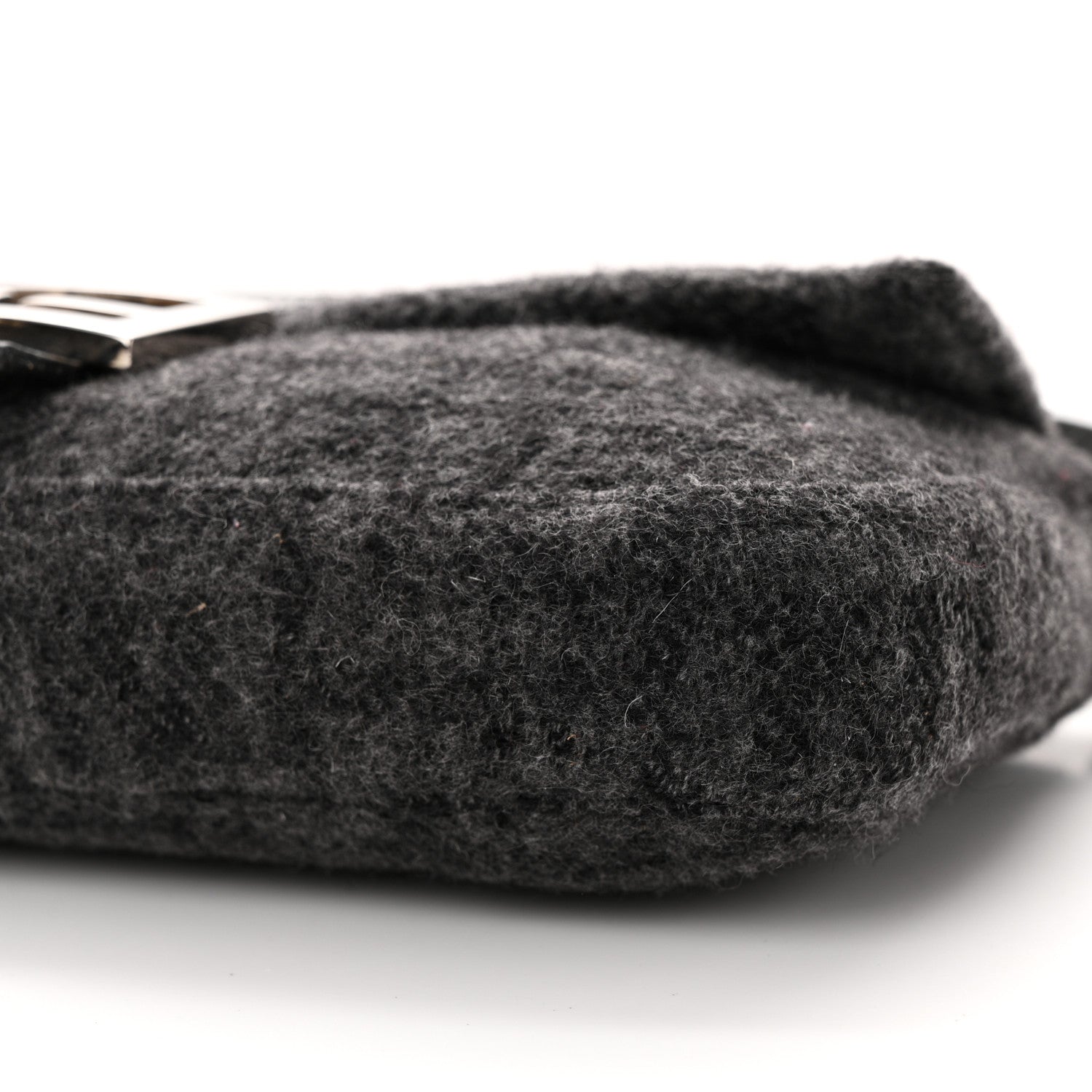 Fendi Wool Zucca Baguette Grey 9 of 13